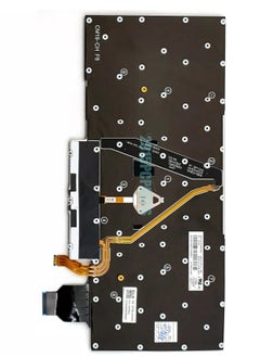 سي إس إف for Lenovo Thinkpad X1 carbon 7th Gen 2019 20QD 20QE ARABIC Keyboard backlit  - Image 2