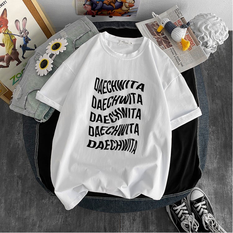 2024 T-Shirt Independent Station Women'S Short-Sleeved Wish Spot Temu - Image 4