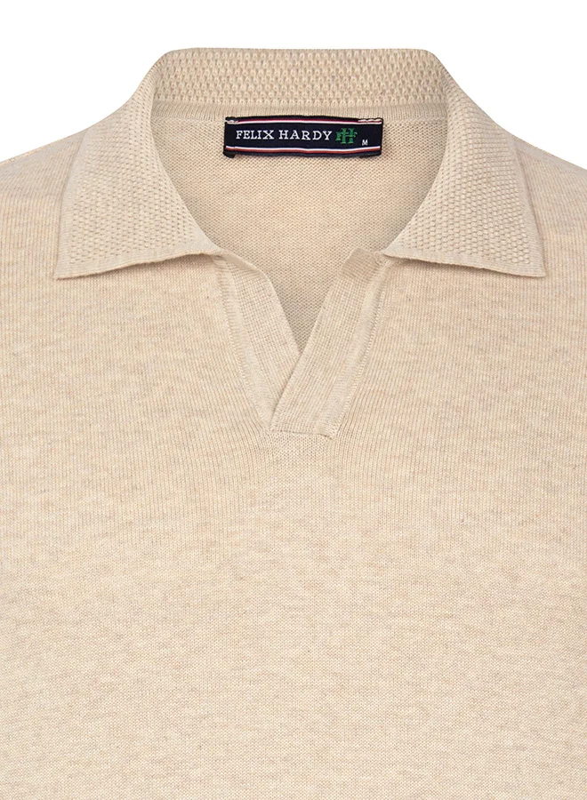 فيليكس هاردي Polo collar long sleeve jumper