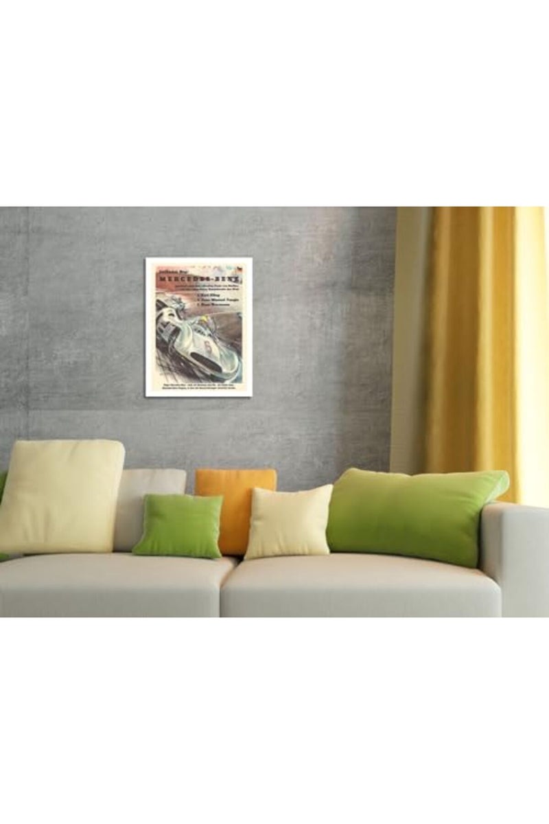 Pacifica Island Art Mercedes-Benz Grand Prix of Berlin Vintage Racing Poster - Image 4