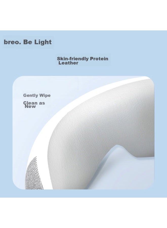 بريو Breo Eye Massager Iseejplus جهاز تدليك العين الذكي بالكاميليا، جهاز العناية بالمع مع كمادات دافئة، أداة تدليك العين، هدية عيد الميلاد والعطلات للصديق أو الصديقة - Image 5