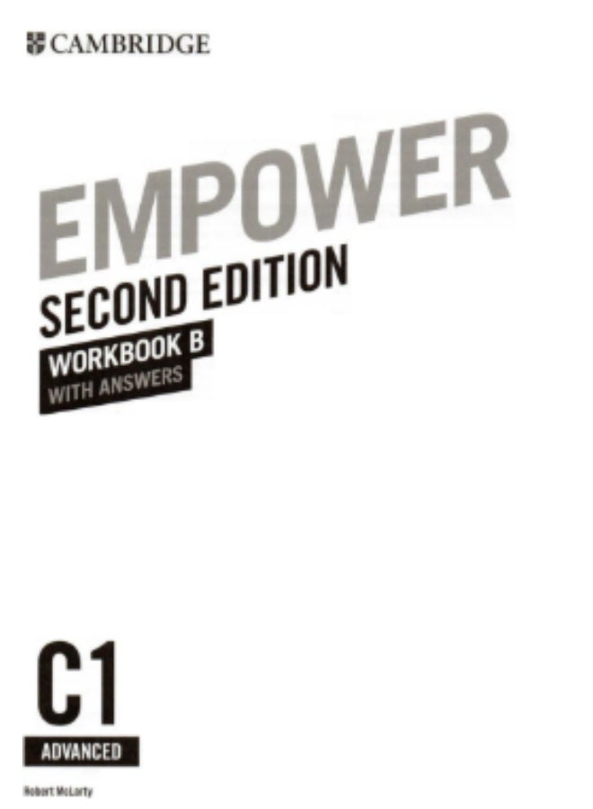 Cambridge Empower - English Course for adults - English language teaching and methodological kit for adults _ second edition _ level C1_B_Workbook - Image 1