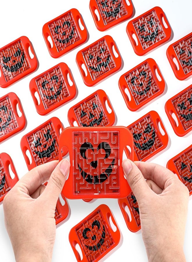 JellyArch Maze Puzzle Cube Bulk Christmas Maze Game Educational Cube Handheld Brain Teaser Puzzles Party Favor Christmas Party Favor for Kid Goodies Bag Exchange Gift(Halloween) - Image 1