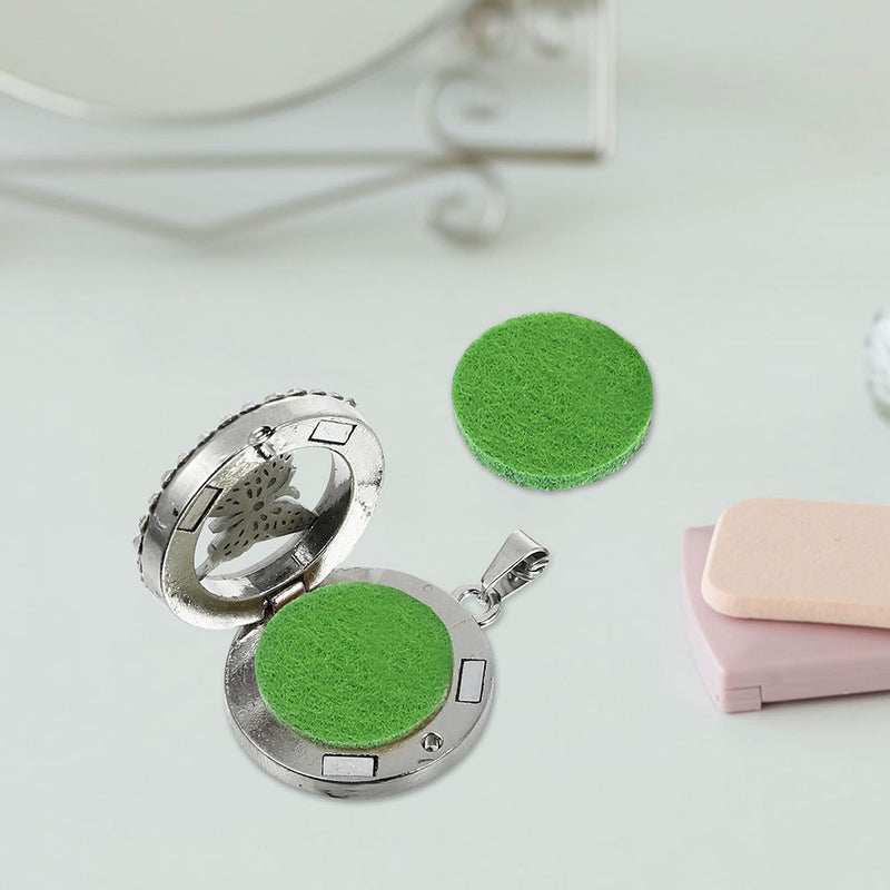 50Pcs Round Cotton Pads Mini Diffuser Pads Oil Diffuser Accessory - Image 5