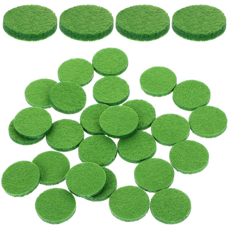 50Pcs Round Cotton Pads Mini Diffuser Pads Oil Diffuser Accessory - Image 1