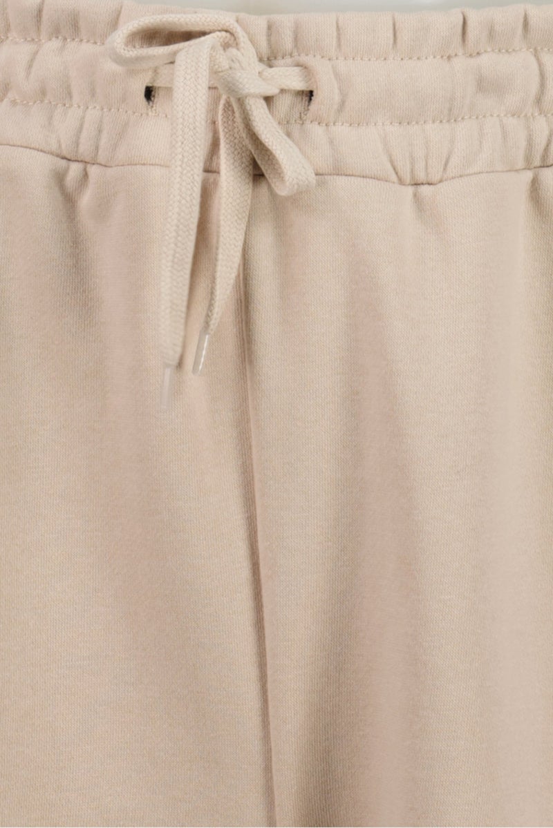 Fudo Men Graphic Print Basic Shorts, Beige - Image 5