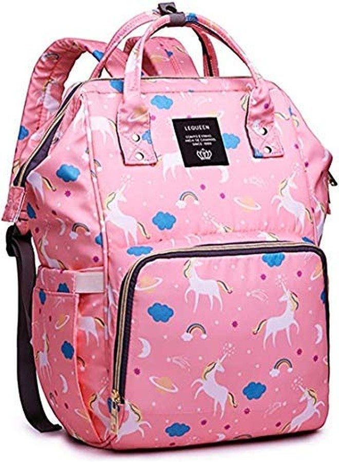 Kids Creation Mommas Baby India Mother Baby Diaper Bag, Mothers Maternity Bags for Travel (Pink) - Image 1