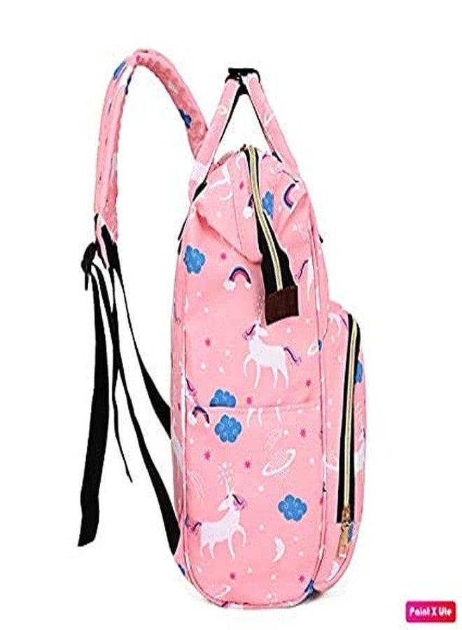 Kids Creation Mommas Baby India Mother Baby Diaper Bag, Mothers Maternity Bags for Travel (Pink) - Image 2