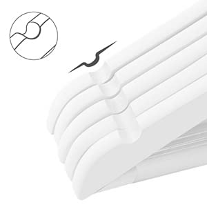 Evolluxi Lotus Wooden Hangers, Solid Wood Shirt Hangers,Dress Coat Jacket Clothes Hangers,with Extra Smooth Finish, 360 Degree Swivel Hook(Retro) (White, 30) - Image 2
