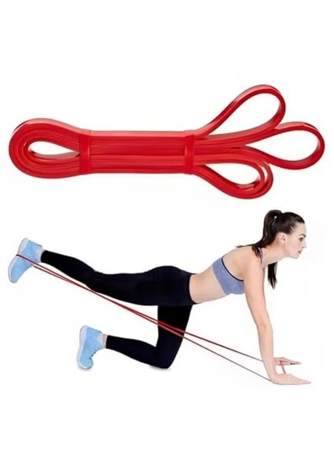 Lordex Resistance Bands Pull Up Resistance Bands for men and women fitness exercise bands Pull up and stretch resistance Workout Bands in a variety of strengths. Suitable for home gym yoga physical therapy. Red: 15 35 lbs - Image 2