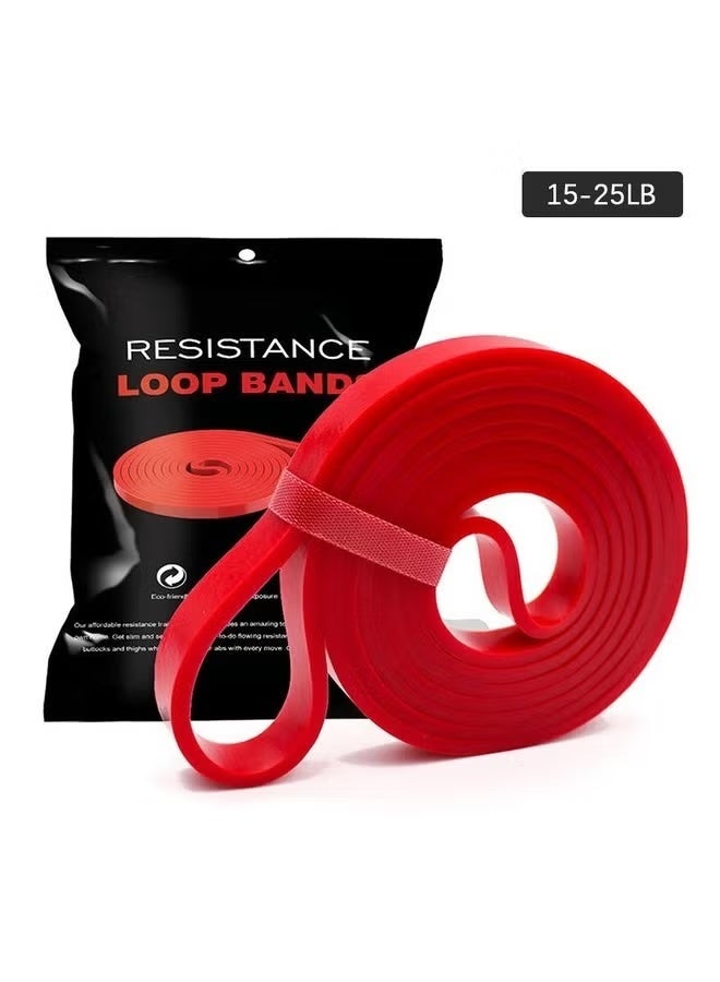 Lordex Resistance Bands Pull Up Resistance Bands for men and women fitness exercise bands Pull up and stretch resistance Workout Bands in a variety of strengths. Suitable for home gym yoga physical therapy. Red: 15 35 lbs - Image 3