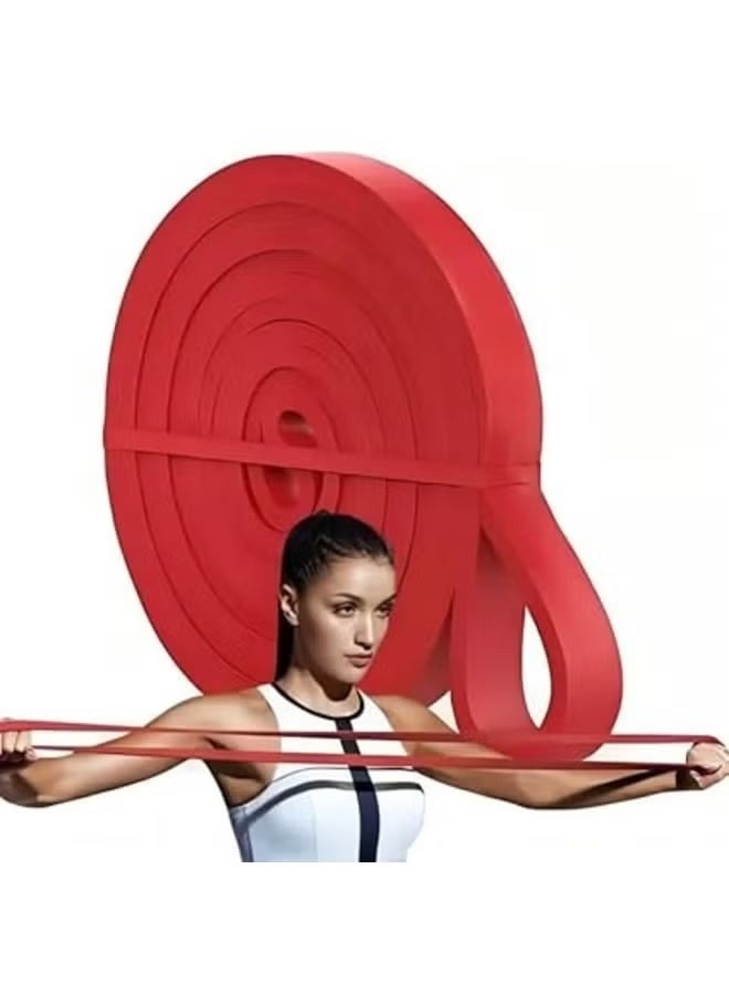 Lordex Resistance Bands Pull Up Resistance Bands for men and women fitness exercise bands Pull up and stretch resistance Workout Bands in a variety of strengths. Suitable for home gym yoga physical therapy. Red: 15 35 lbs - Image 1