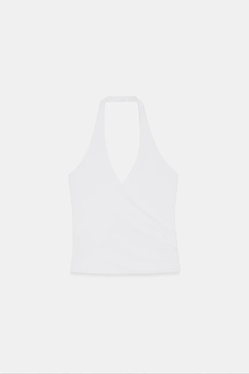 Dilvin White DILVIN Nylon Elastane Blouse for Women | Best Price UAE