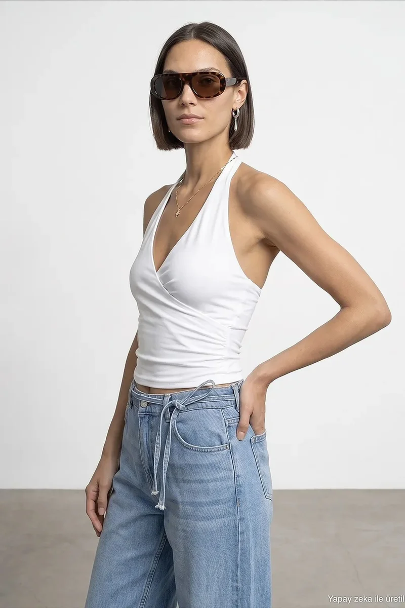 DILVIN Nylon Elastane Blouse