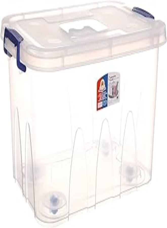 Yasine plastic food container size 4 - colors vary
