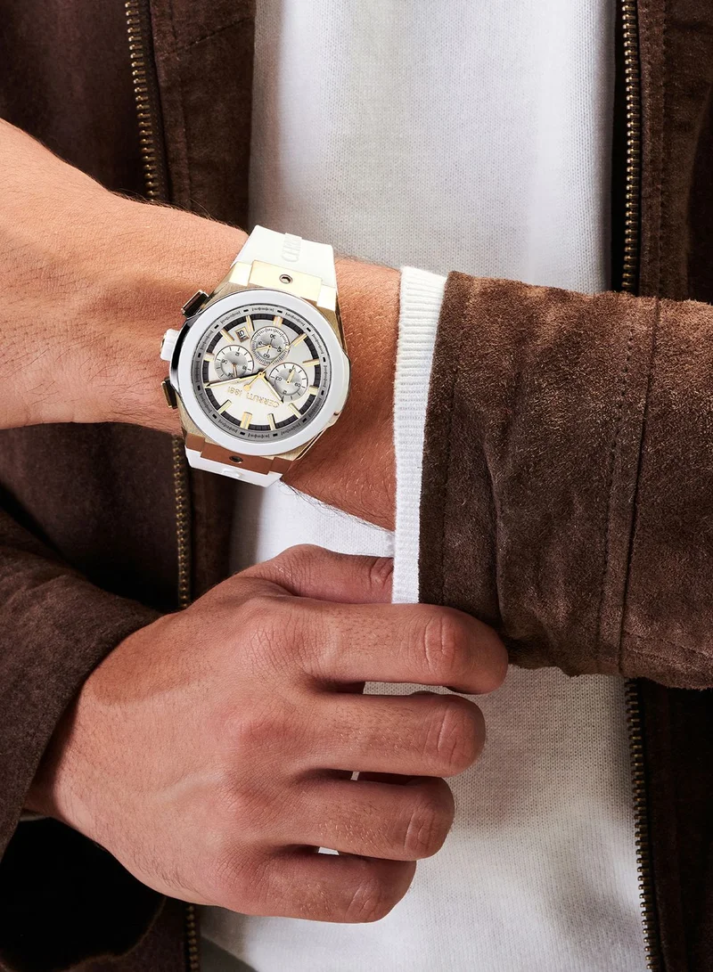 CERRUTI 1881 Silicone Strap Analog Watch