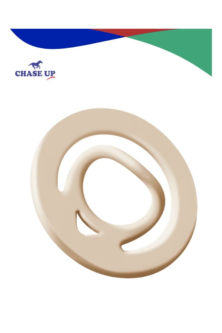 Chase Up Dual-Sided Magnetic Ring Holder, Durable Silicone Mag-Safe Grip, Wireless Charging Compatible for iPhone 16-12, Samsung Galaxy S24-S22 & Phones with Metal Plate Attachment - Image 1