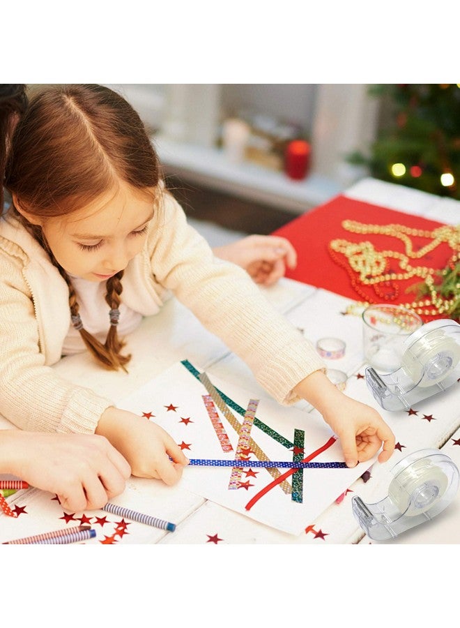 OWLKELA Clear Tapes and Refillable Dispensers 16 Pack, 0.7" x 28 yds per roll, Transparent Tape Refills, Office Tape with Dispenser for Home, School - Image 5