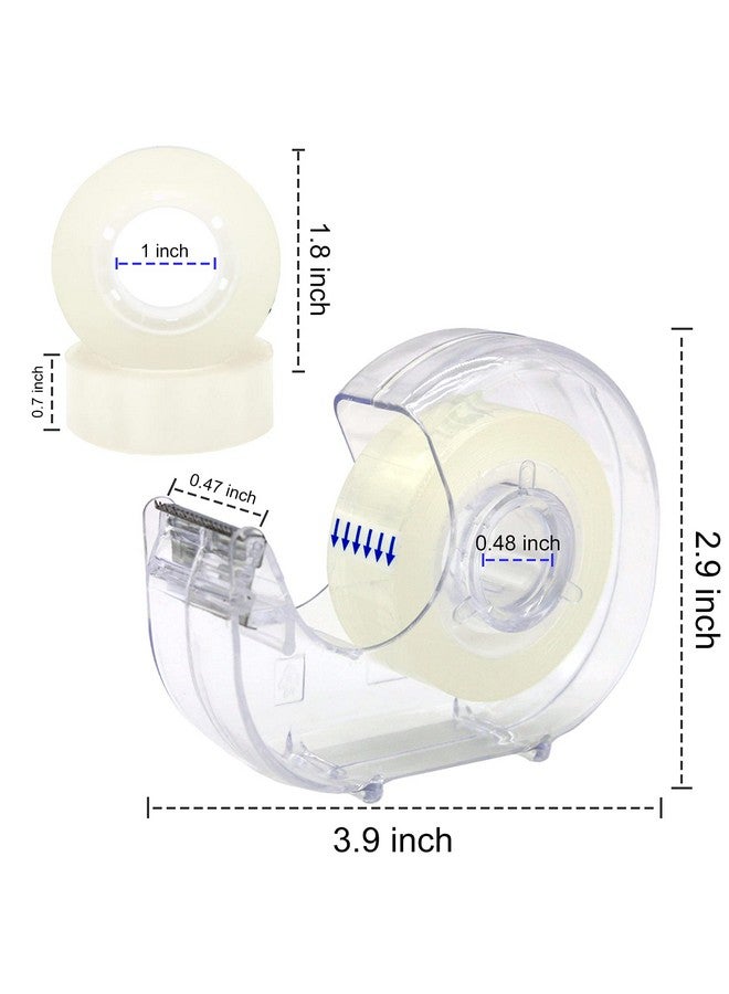 OWLKELA Clear Tapes and Refillable Dispensers 16 Pack, 0.7" x 28 yds per roll, Transparent Tape Refills, Office Tape with Dispenser for Home, School - Image 2