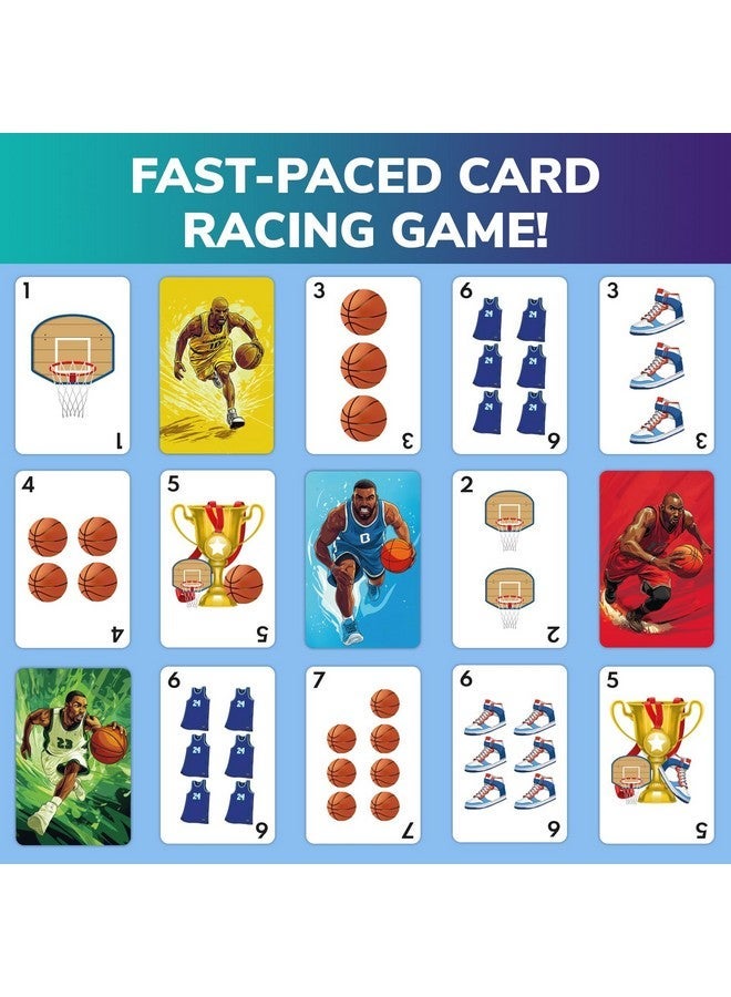 quokka Basketball Fast-Paced Card Game for Kids & Adults - 128 Cards & Easy Rules - Quick & Fun Matching Game - 2-8 Players - Ages 8+ - Perfect for Family Games Night, Travel & Parties - Image 2