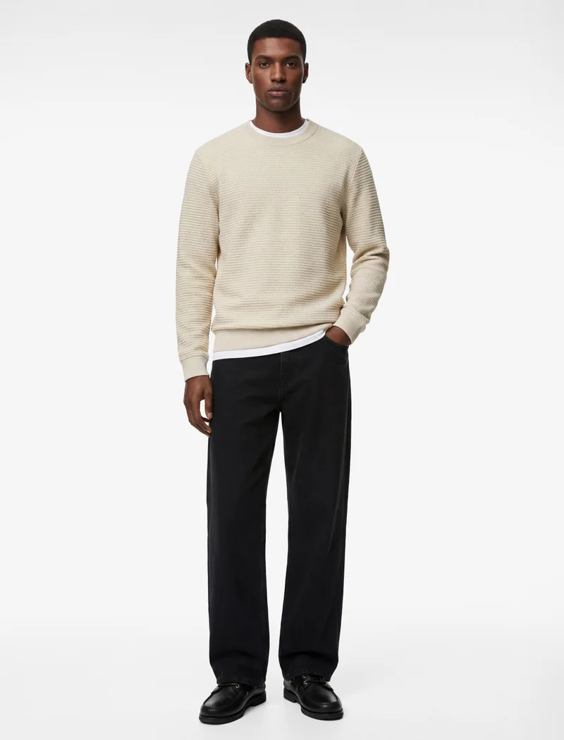 كوتون Crew Neck Sweatshirt