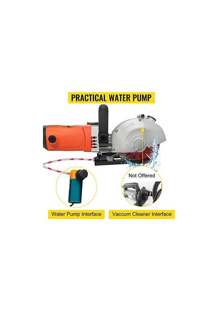 AQ AQSON آلة قطع الجدران الكهربائية AQSON - أداة شق 1400 واط للطوب والجرانيت والرخام والخرسانة - Image 4