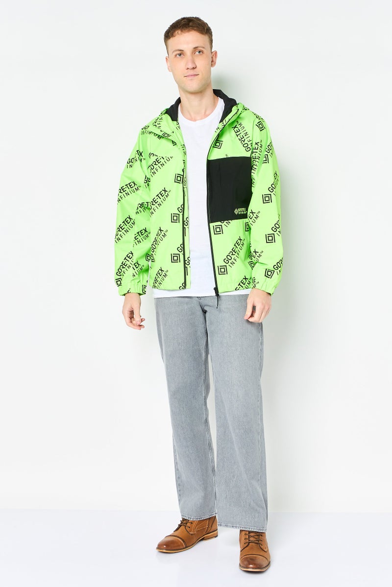 SELECTED Men Graphic Print Wind Breaker Jacket, Multicolor - Image 2