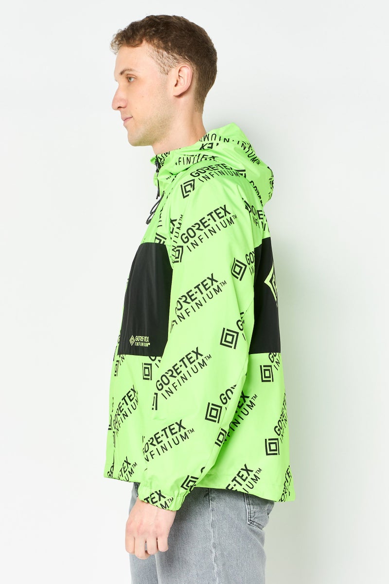 SELECTED Men Graphic Print Wind Breaker Jacket, Multicolor - Image 3