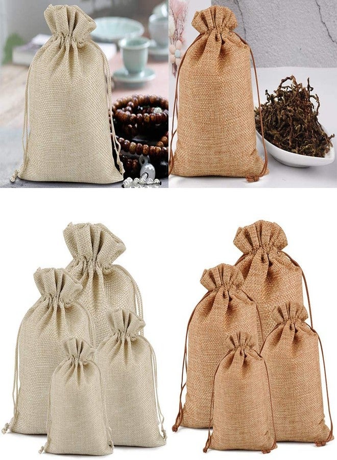 DELINGER 6x8 Inch DELINGER Jute Drawstring Potli Bags – Reusable Gift Pouches for Weddings, Parties, Festivals, Travel & Storage – Durable, Handmade 6x8 Inch) - Image 5