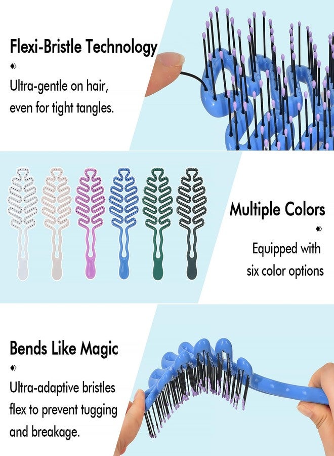 KISMETICS Detangle Hair Brush - nylon pins. Vented Detangler for Blow Drying, Hairbrush for Women, Men & Kids.Smoothes & Detangles All Hair Types. - Image 4
