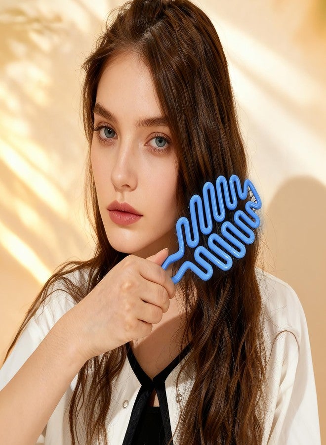 KISMETICS Detangle Hair Brush - nylon pins. Vented Detangler for Blow Drying, Hairbrush for Women, Men & Kids.Smoothes & Detangles All Hair Types. - Image 5