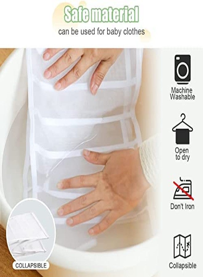Boniry Wardrobe Clothes Organizer 7 Grids,Closet Organizers And Storage Baskets,Clothing Storage Bins Washable Fordable Drawer Clothes Compartment Storage Box (36 * 17 * 12 (Pack of 4) White) - Image 4