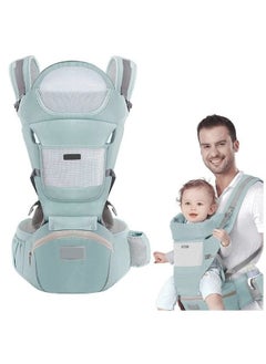 Baby Carrier, 6-in-1 Baby Strap with Waist Stool, Baby Wraps Carrier with Hip Seat for Breastfeeding, Adjustable Size Fits All - Adapt to Newborn, Infant and Toddler - pzsku/ZF0383E64F745E3550090Z/45/_/1738760557/0c599472-82af-41b2-9fa5-1cf5695a4b08