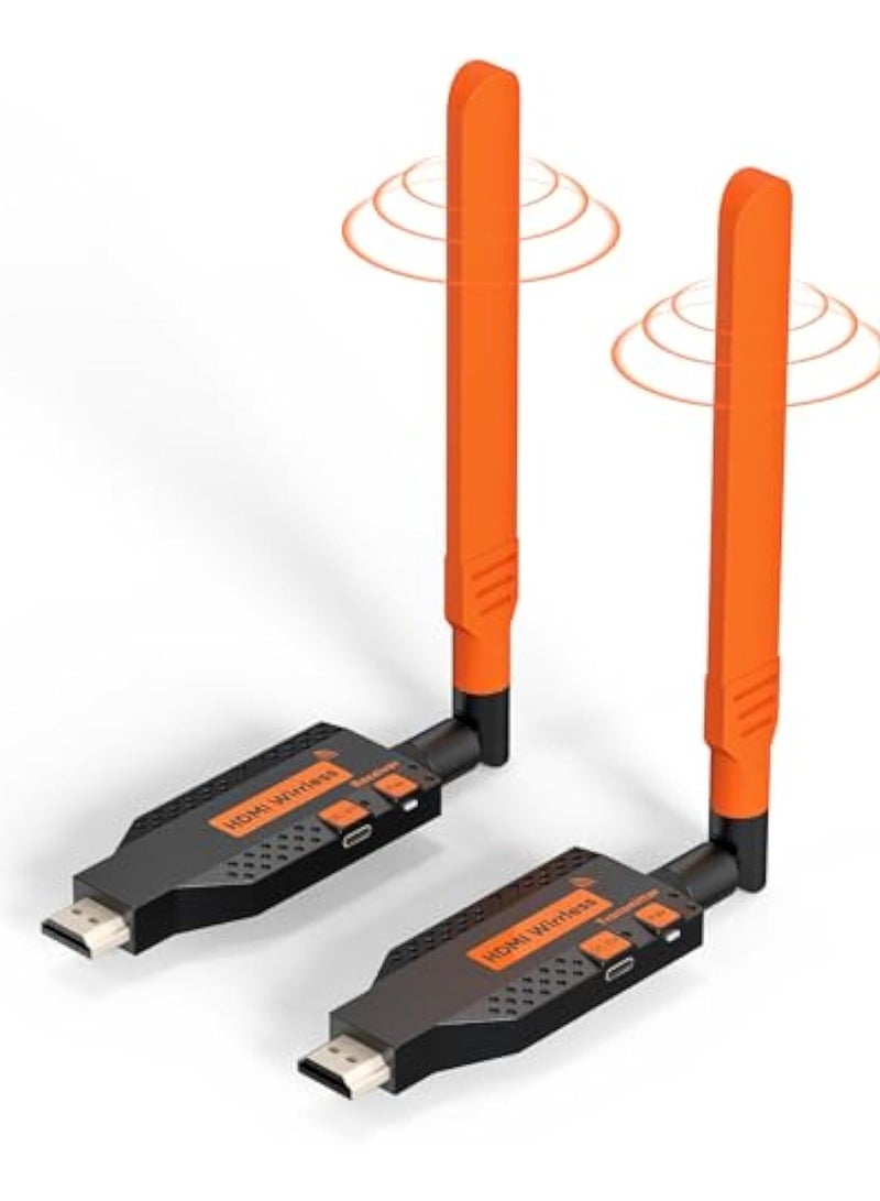 KASTWAVE Wireless HDMI Transmitter and Receiver, Plug & Play Portable 5G Wireless HDMI Extender Kit, for Streaming Video and Audio to Display/Projector from Laptop/Camera 350FT with Detachable Antenna - Image 1