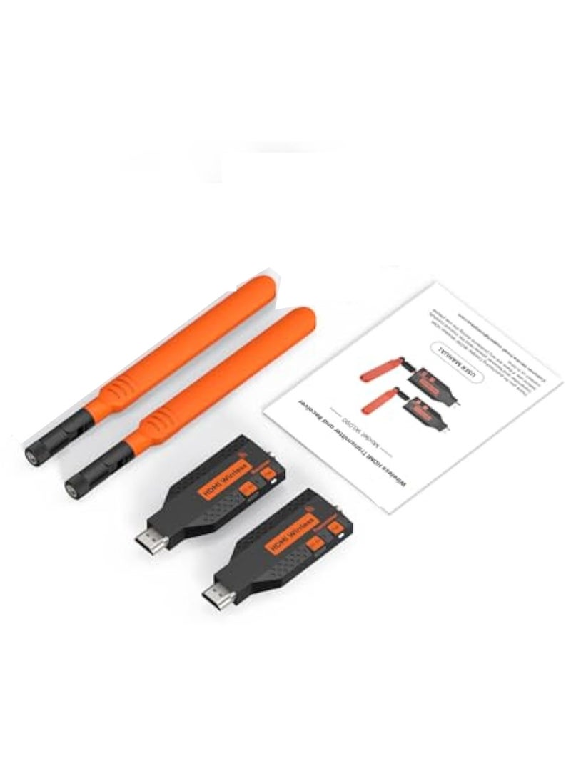 KASTWAVE Wireless HDMI Transmitter and Receiver, Plug & Play Portable 5G Wireless HDMI Extender Kit, for Streaming Video and Audio to Display/Projector from Laptop/Camera 350FT with Detachable Antenna - Image 5