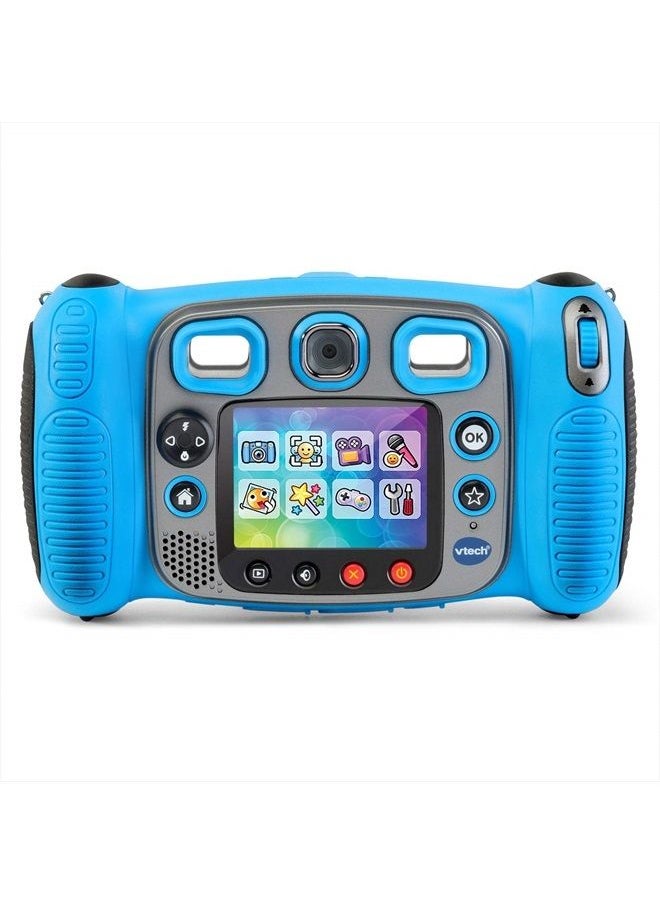 vtech - Kidizoom Duo 5.0 Deluxe Digital Selfie Camera with MP3 Player and Headphones, Blue - Image 1