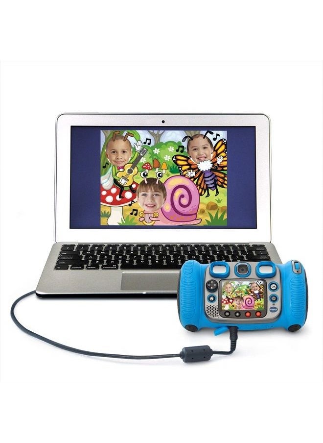 vtech - Kidizoom Duo 5.0 Deluxe Digital Selfie Camera with MP3 Player and Headphones, Blue - Image 1