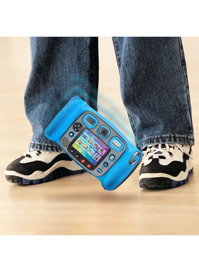 vtech - Kidizoom Duo 5.0 Deluxe Digital Selfie Camera with MP3 Player and Headphones, Blue - Image 1