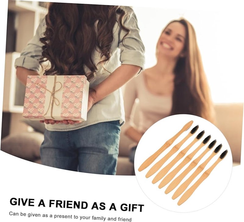 Safigle 20 فرشاة أسنان ذات شعيرات ناعمة محمولة للسفر والعناية اليومية بالفم - Image 5