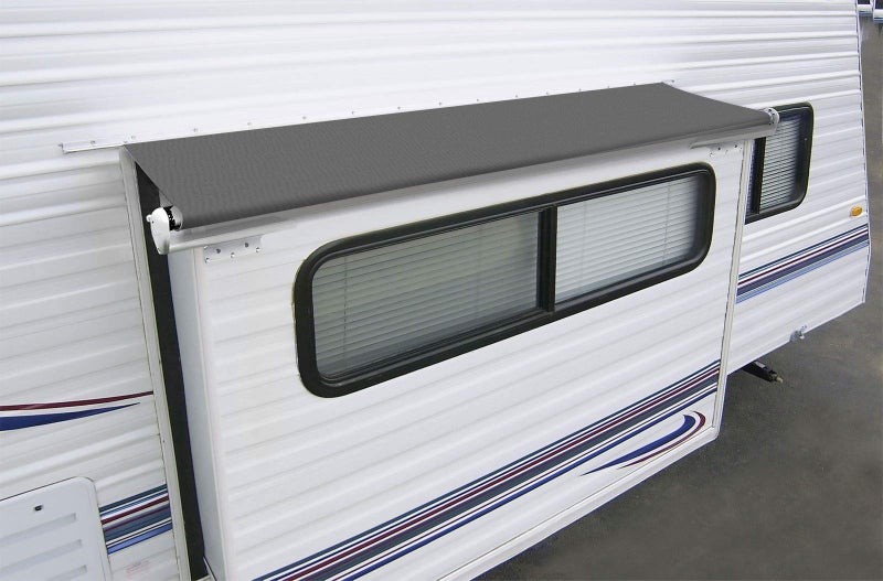 Carefree Universal RV Slideout Awning Fabric Replacement (200" x 47") - Cut to Fit Length, Standard RV Slide Room Extension Awning with FLXguard Protection for Pop Out Room (Gray) - Image 3