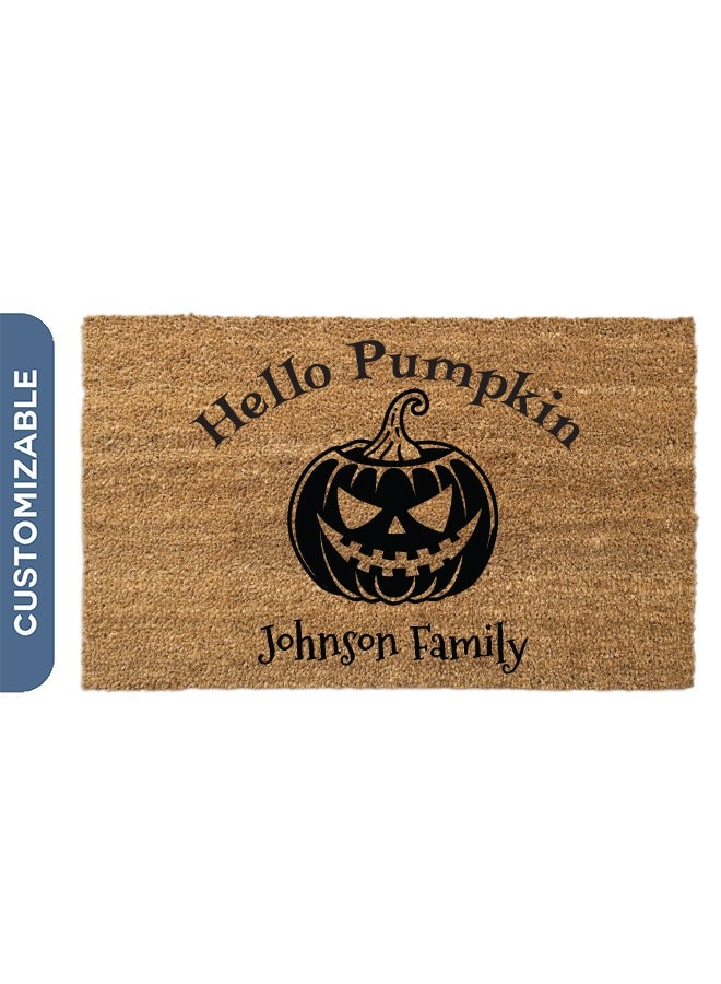 Share the Love Personalised Doormat - Hello Pumpkin (40cm x 60cm)