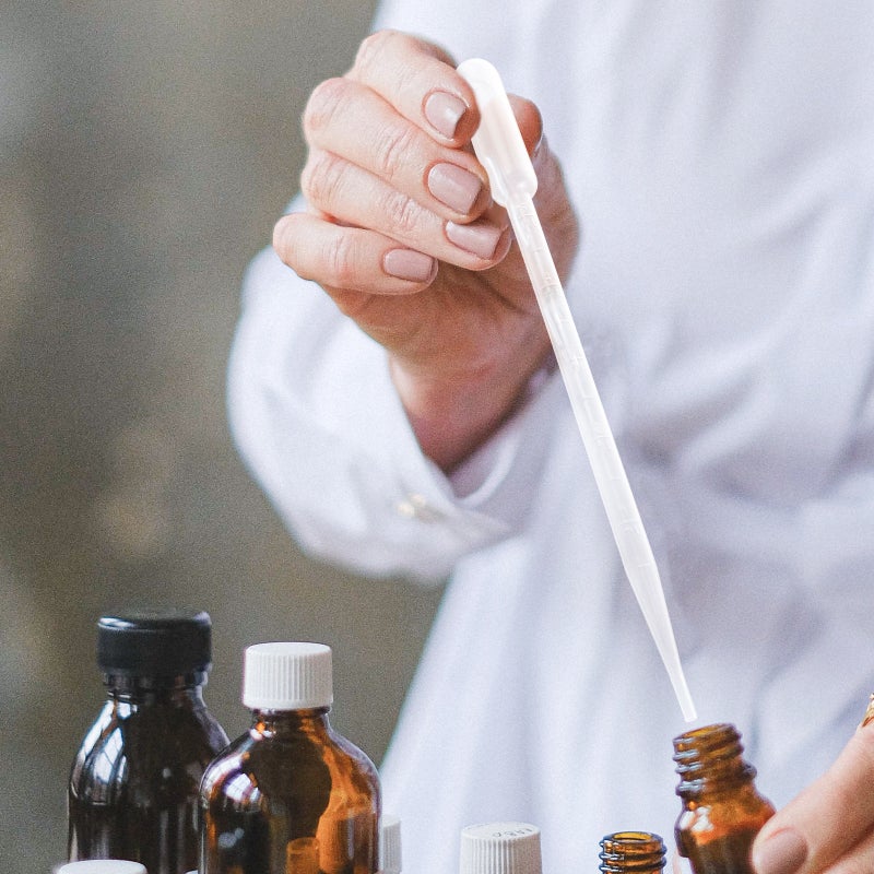 100pcs Transparent Pipette Scale Pipette Essential Oils Pipettes for Labs DIY Art 5ml - Image 2