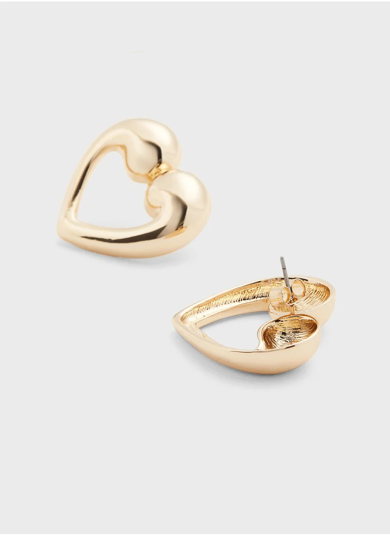 H&M Heart-Shaped Earrings
