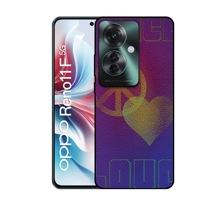 الصيد العين غطاء حماية مطبوع لهاتف Oppo Reno 11 F - سلام وحب - Image 1