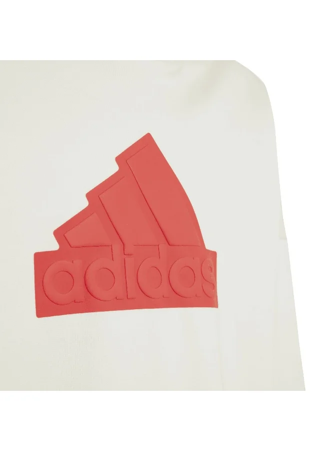 adidas adidas U Fi Logo Hd White Training Sweatshirts 7-8Y