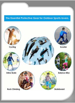Moovant Kids Protective Gear Bicycle Helmet, Adjustable Ventilated Cycling Bike Helmets, Toddler Multi-Sport Helmet, Riding Helmet for Boys and Girls Skateboard, Scooter, Roller Skate  - Image 3