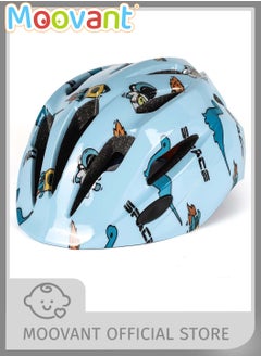 Moovant Kids Protective Gear Bicycle Helmet, Adjustable Ventilated Cycling Bike Helmets, Toddler Multi-Sport Helmet, Riding Helmet for Boys and Girls Skateboard, Scooter, Roller Skate  - Image 1