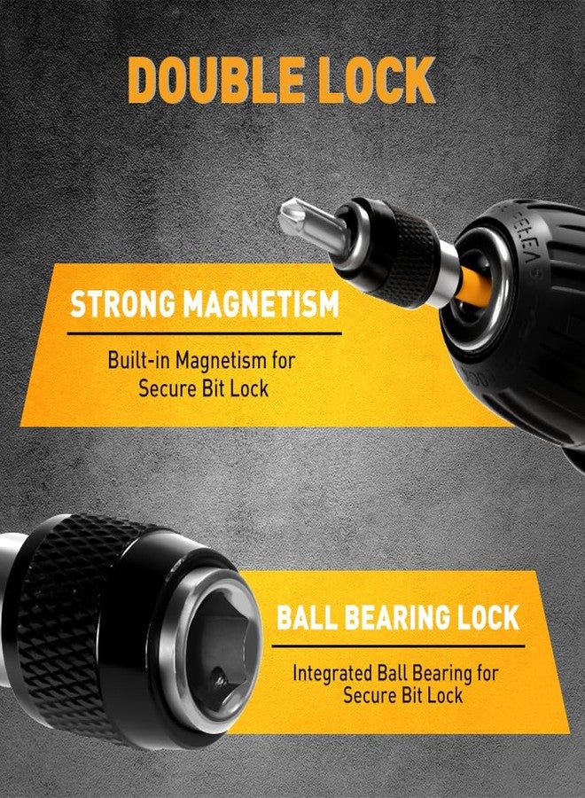 ELEAD 3-Piece Quick Change Bit Holder, 1/4" Magnetic Hex Shank Drill Bit Adapter for Screws, Nuts, Drill, bit set and Handheld Driver - Image 3
