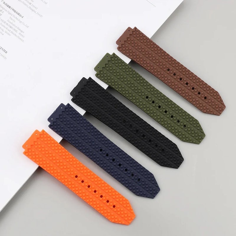 Bluejw Premium TPU Rubber Watch Strap - Sport Style Replacement Watch Band - Image 3