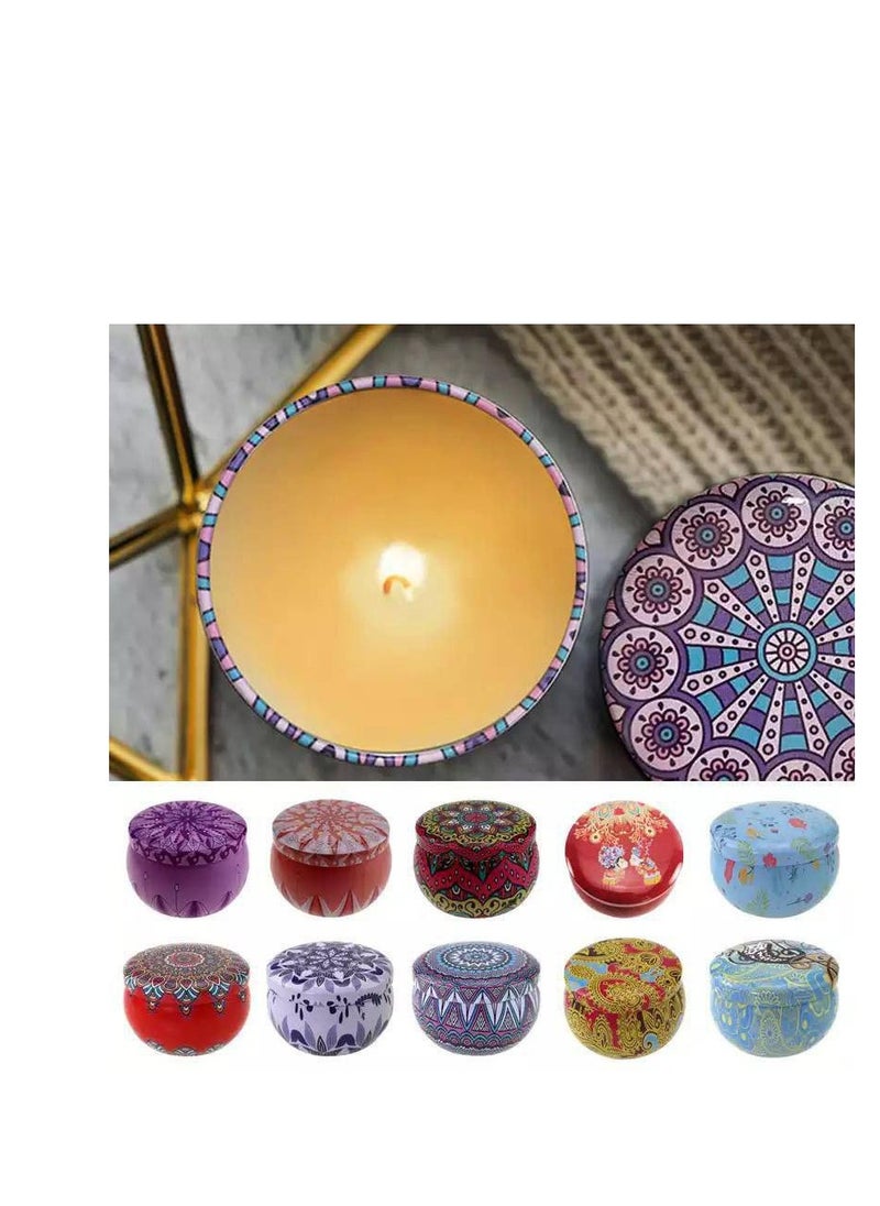 3 Pieces Of Aromatic Wax Inside A Decorated Package Of Various Shapes And Colors